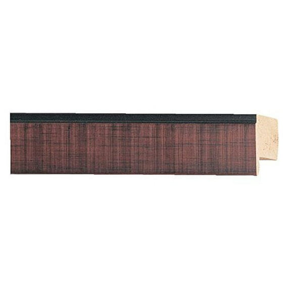 Picture Frame Moulding (Wood) 100Ft Bundle - Traditional Cherry Finish - 0.75" Width - 5/8" Rabbet