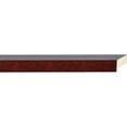 thumbnail image 1 of Picture Frame Moulding (Wood) 100Ft Bundle - Traditional Mahogany Finish - 1" Width - 1 5/8" Rabbet, 1 of 3
