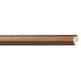 thumbnail image 1 of Picture Frame Moulding (Wood) 100Ft Bundle - Traditional Walnut Finish - 0.75" Width - 3/8" Rabbet, 1 of 3