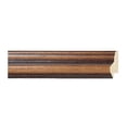 thumbnail image 1 of Picture Frame Moulding (Wood) 100Ft Bundle - Traditional Walnut Finish - 1.5" Width - 7/16" Rabbet, 1 of 3