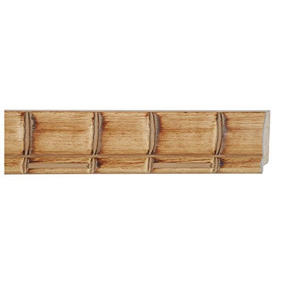 Picture Frame Moulding (Wood) 18Ft Bundle - Bamboo Natural Finish - 2.875" Width - 5/8" Rabbet