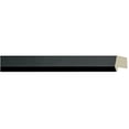 thumbnail image 1 of Picture Frame Moulding (Wood) 18Ft Bundle - Contemporary Black Finish - 1" Width - 1 5/16" Rabbet, 1 of 3