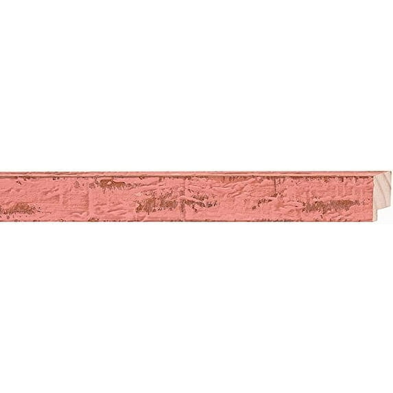 Picture Frame Moulding (Wood) 18Ft Bundle - Distressed/Aged Color Finish - 1.125" Width - 1/2"