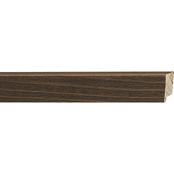 Picture Frame Moulding (Wood) 18Ft Bundle - Distressed/Aged Walnut Finish - 1.75" Width - 9/16"