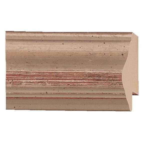 Picture Frame Moulding (Wood) 18Ft Bundle - Traditional Antique Silver Finish - 1.25" Width - 3/8"