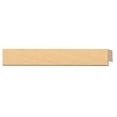 thumbnail image 1 of Picture Frame Moulding (Wood) 18Ft Bundle - Traditional Natural Finish - 0.75" Width - 3/8" Rabbet, 1 of 3