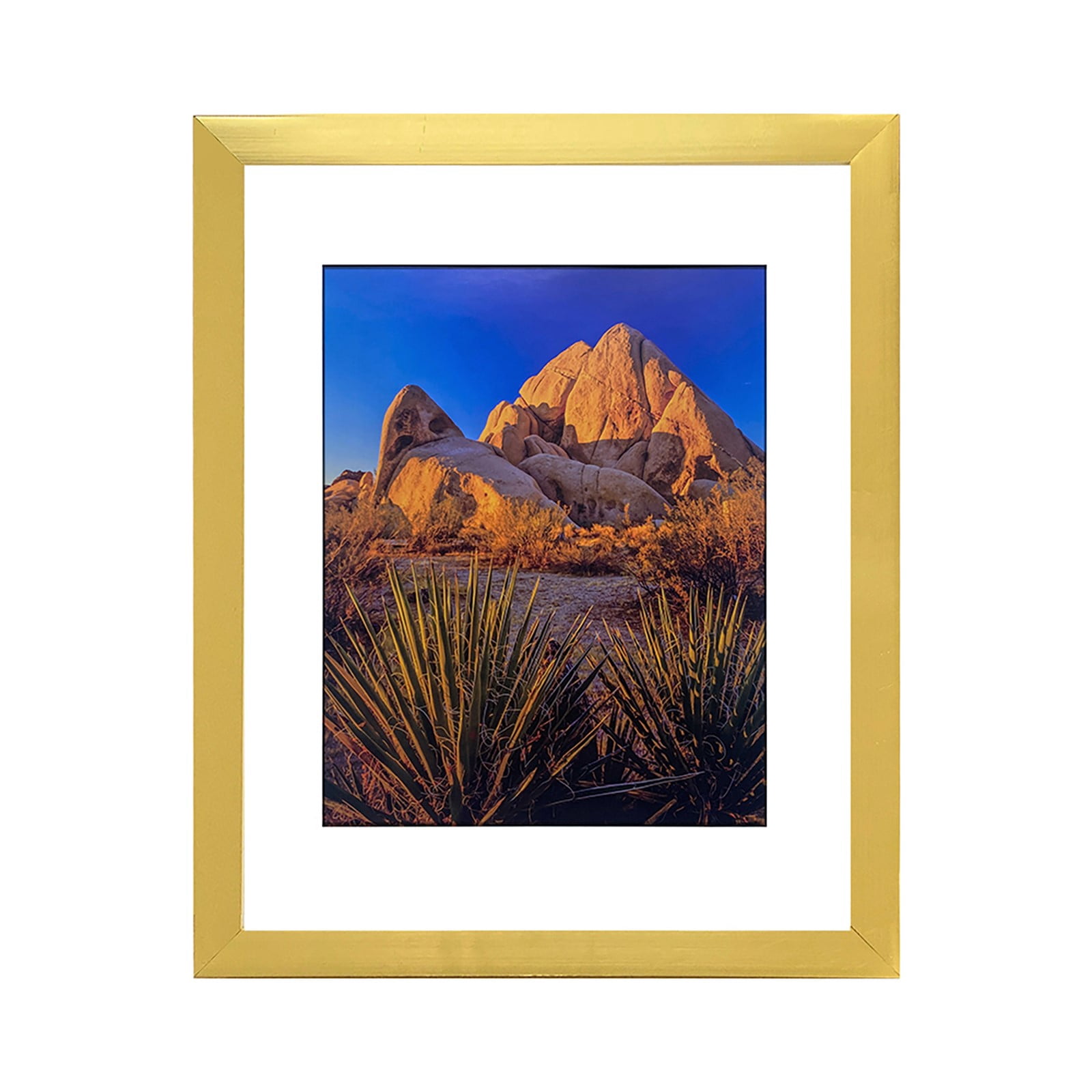 Picture Frame PVC Gold Frame 18.3W*3.1D*21.3H/11LB Wall Mount Display, Pack of 5