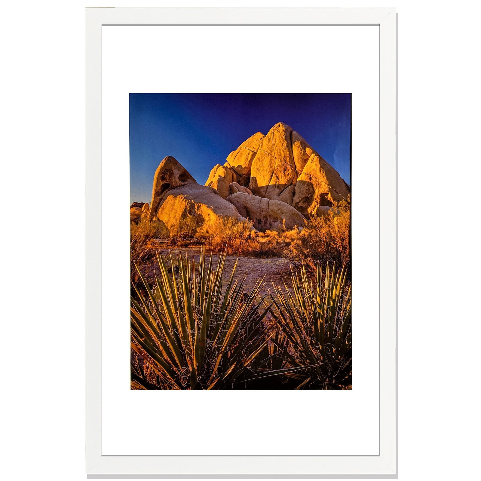 Picture Frame PVC White Frame 15.4W*3.1D*21.3H/8.8LB Wall Mount Display, Pack of 5