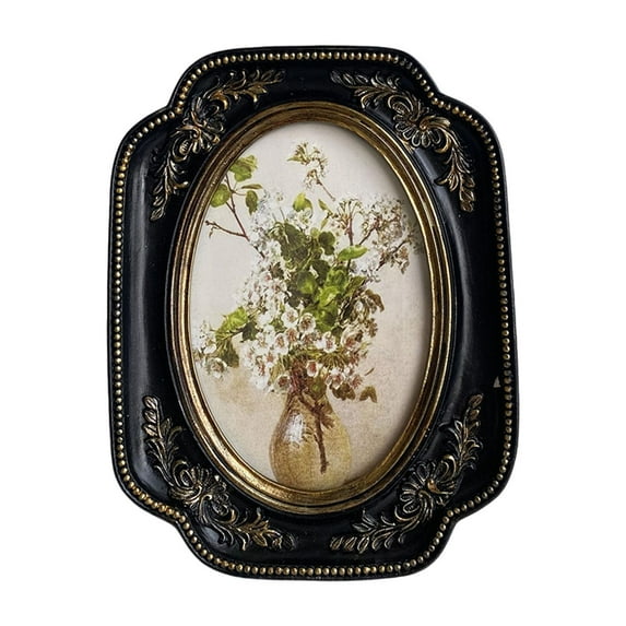 Picture Frame Photo Display Photo Gallery Ornate Resin Vintage Style for Wall Hanging or Tabletop Home Decoration