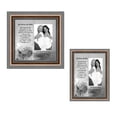 thumbnail image 1 of Picture Frame Set, 2 Piece Customizable Gallery Multi pack, 1-5x7, 1-8x8, for Tabletop or Wall Display, 1 of 6