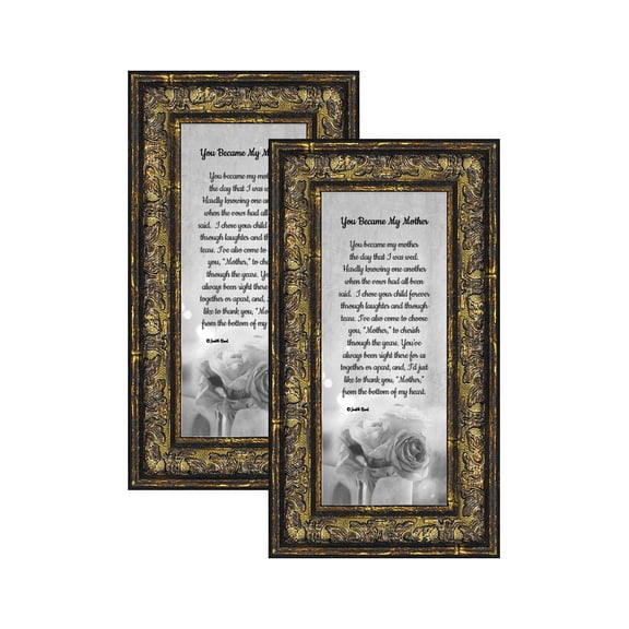 Picture Frame Set, 2 Piece Customizable Gallery Multi pack, 2-4x10, for Tabletop or Wall Display