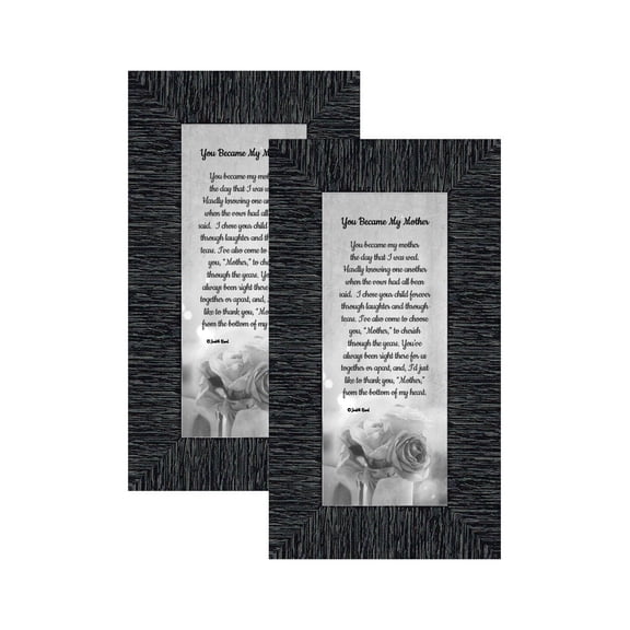 Picture Frame Set, 2 Piece Customizable Gallery Multi pack, 2-4x10, for Tabletop or Wall Display