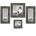 thumbnail image 1 of Picture Frame Set, 4 Piece Customizable Gallery Multi pack, 1-8x8, 1-4x4, 2-4x10, for Tabletop or Wall Display, 1 of 6