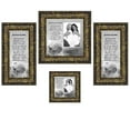 thumbnail image 1 of Picture Frame Set, 4 Piece Customizable Gallery Multi pack, 1-8x8, 1-4x4, 2-4x10, for Tabletop or Wall Display, 1 of 6