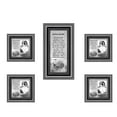 thumbnail image 1 of Picture Frame Set, 5 Piece Customizable Multi pack, 1-4x10, 4-4x4, for Instagram Photo Wall Gallery or Tabletop Display, 1 of 6