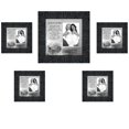thumbnail image 1 of Picture Frame Set, 5 Piece Customizable Multi pack, 1-8x8, 4-4x4, for Instagram Photo Wall Gallery or Tabletop Display, 1 of 6
