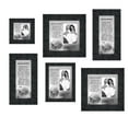 thumbnail image 1 of Picture Frame Set, 6 Piece Customizable Gallery Multi pack, 2-8x8, 2-4x10, 1-4x4, 1-5x7 for Tabletop or Wall Display, 1 of 6