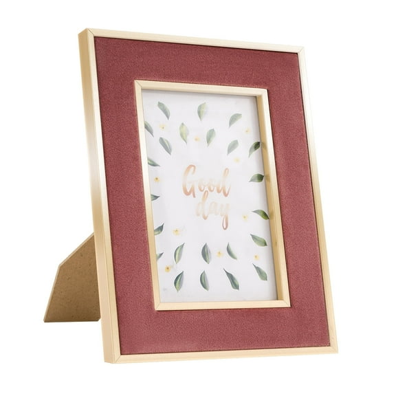 Tabletop Picture Frames, Decorative Gallery College Wall Frame, 5.5*3.5in, Pink