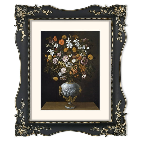 Picture Frames 8x10 Black Frames 8 x 10 for Wall and Tabletop Decor, Vintage Birthday Gifts