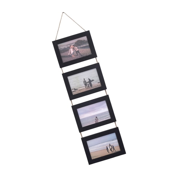 Picture Frames Collage Wall Decors,4Opening,4×6inches Rustics Multi Picture Frames for Family