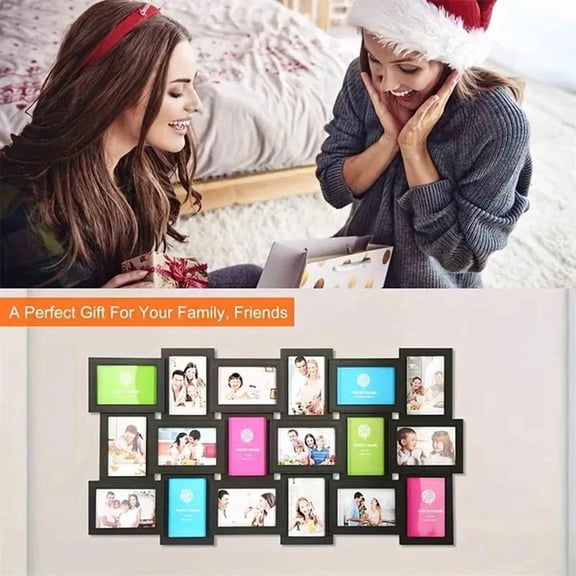 Picture Frames Collage for Photos in Glass Protection Display Wall Mounting Gallery Home Decor Kit