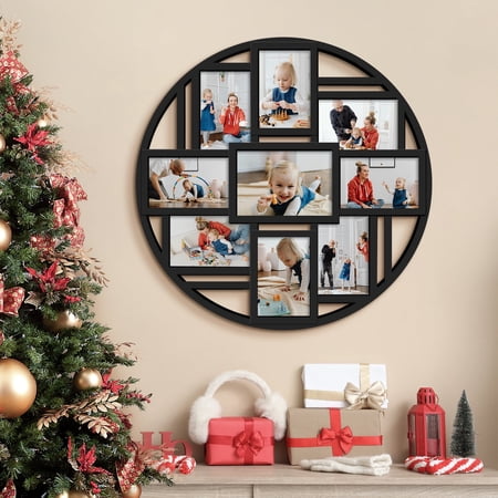 Picture Frames 9 Photo Frame Combination Home Design Wedding Photo Frame Collage and Wall Décor Wall Decoration Wooden Picture Frame Photo Frame for Desk