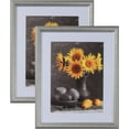 thumbnail image 1 of Picture Frames Set of 2. 1-1/2" Polystyrene Modern Ornate Silver 12x17 Wholesaleartsframes-com 3232 Series Made in USA, 1 of 4