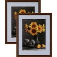 thumbnail image 1 of Picture Frames Set of 2. 1-1/8" Polystyrene Modern Dark Brown 20x20 Wholesaleartsframes-com 313-VIII Series Made in USA, 1 of 8