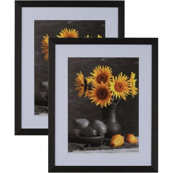 Picture Frames Set of 2. 1-1/8" Polystyrene Modern Dark Chocolate 4x6 Wholesaleartsframes-com 313-VIII Series Made in USA