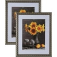 thumbnail image 1 of Picture Frames Set of 2. 1-3/8" Polystyrene Modern Antique Silver 16x28 Wholesaleartsframes-com 3210 Series Made in USA, 1 of 7