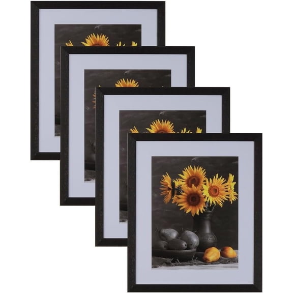 Picture Frames Set of 4. 1-1/8" Polystyrene Modern Dark Chocolate 16x22 Wholesaleartsframes-com 313-VIII Series Made in USA