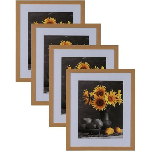 Picture Frames Set of 4. 1-1/8" Polystyrene Modern Oak 25x30 Wholesaleartsframes-com 313-VIII Series Made in USA
