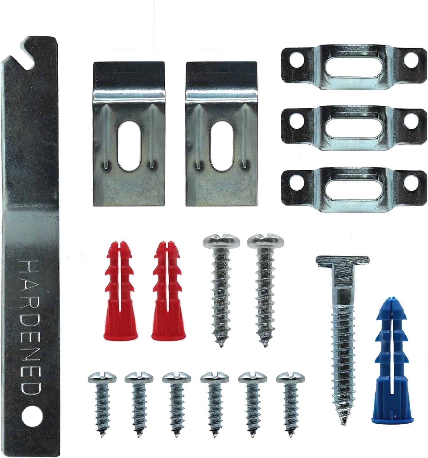 Picture Hang Solutions Anti-Theft Wall Security Kit for Wood Frames 15-lb Capacity 100 Kits per Pack