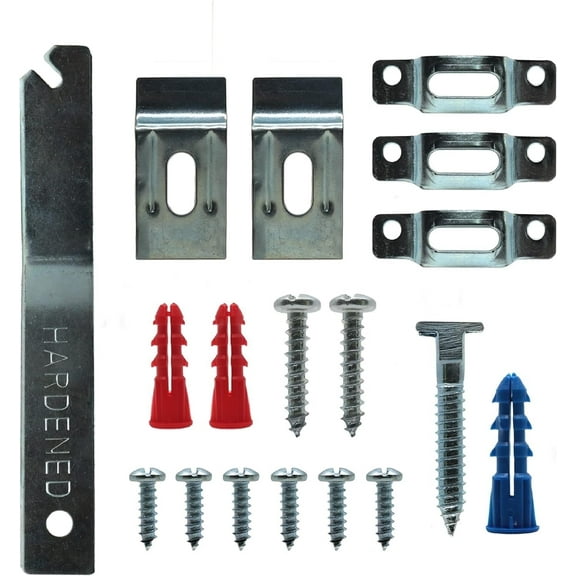 Picture Hang Solutions Anti-Theft Wall Security Kit for Wood Frames 15-lb Capacity 100 Kits per Pack