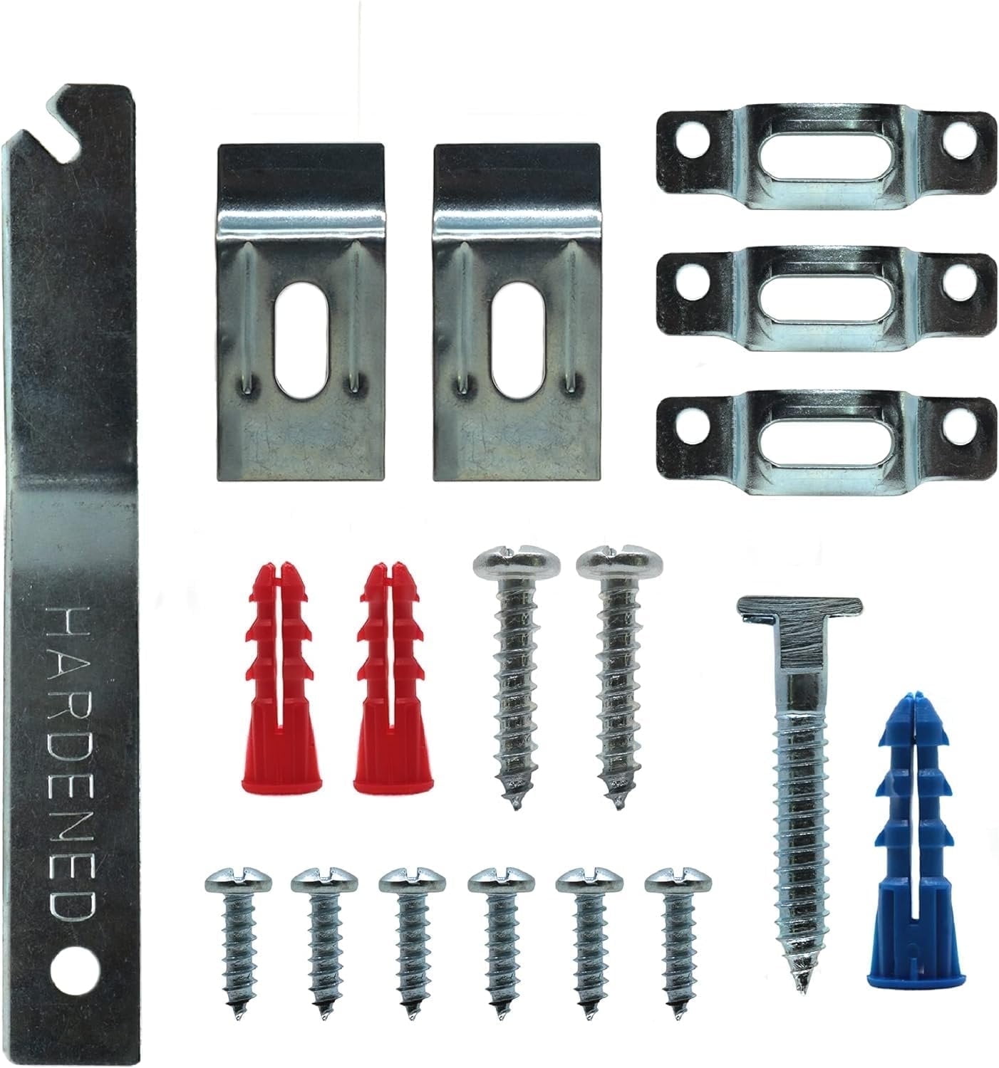 Picture Hang Solutions Anti-Theft Wall Security Kit for Wood Frames 15-lb Capacity 25 Kits per Pack