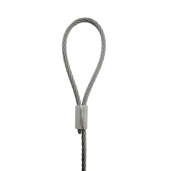 Picture Hang Solutions - 25-lb Capacity Stainless Steel Loop Hanging Cables - 72-inch 2mm Hanging Cord - Gallery Hanging System (5 pieces per pack)