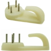 Picture Hang Solutions - 30 lbs Capacity Plastic Hardwall Hangers for Concrete 20 pieces per pack