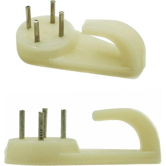 Picture Hang Solutions - 30 lbs Capacity Plastic Hardwall Hangers for Concrete 20 pieces per pack