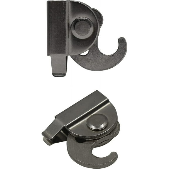 Picture Hang Solutions - 33-lb Capacity Silver Monkey Hangers for French Gallery Rods - Gallery Hanging Systems (4 pieces per pack)