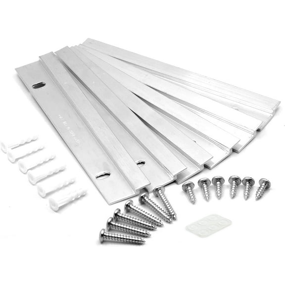 Picture Hang Solutions 6 in Light French Cleats for Metal and Wood 50-lb Capacity 3 Pairs per Pack