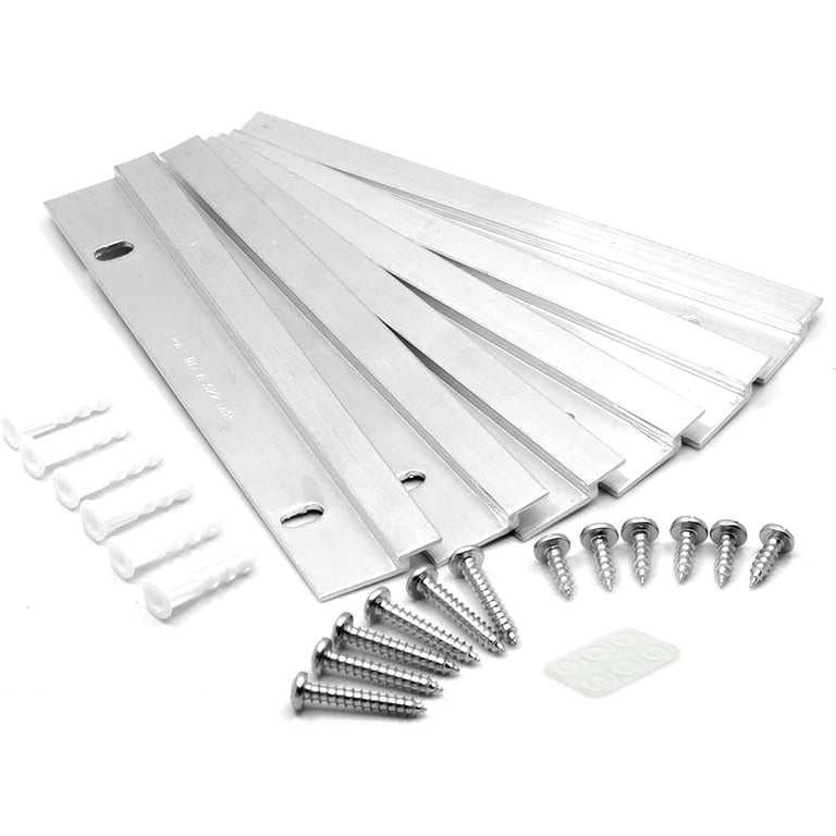 12 Inch French Cleat Hanger With Built-in Level - Heavy Duty Aluminum, Holds 60 Lbs, For Pictures, Mirrors & Art