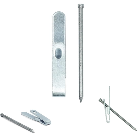 Picture Hang Solutions 60-lb Capacity Hook and Nail Replacement Kit for Large Wall Buddies 5 Sets Per Pack