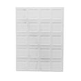 thumbnail image 1 of Picture Hang Solutions - Large Rubber Bumpers - 1-inch Clear Adhesive Rubber Squares 20 pieces per pack, 1 of 8