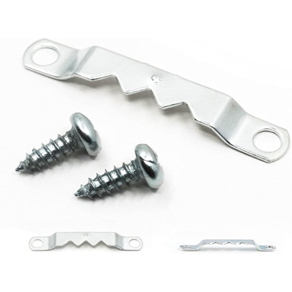 Picture Hang Solutions - Small Sawtooth Hanger with Screws (100 pieces per pack)