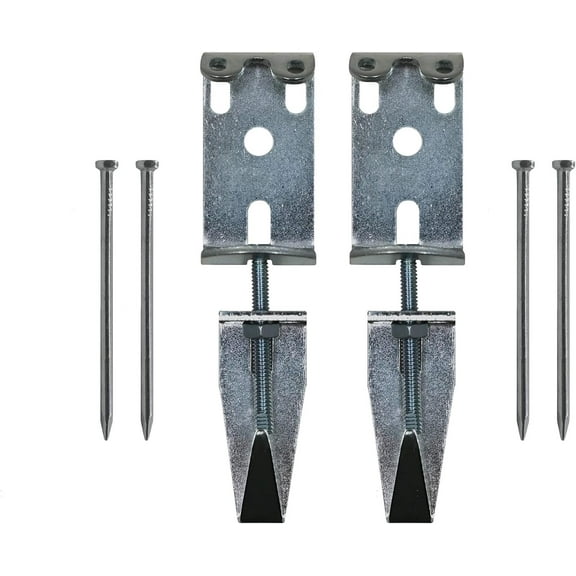 Picture Hang Solutions Speciality Museum Hanging Hardware - 100-lb Capacity Adjustable J-Hooks for Mirrors and Picture Frames 2 Pieces Per Pack