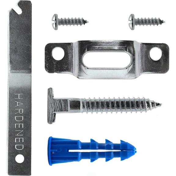 Picture Hang Solutions - T-Lock Security Hangers for Wood Frames - Includes Wrench, Cleats Not Included 10 pieces per pack