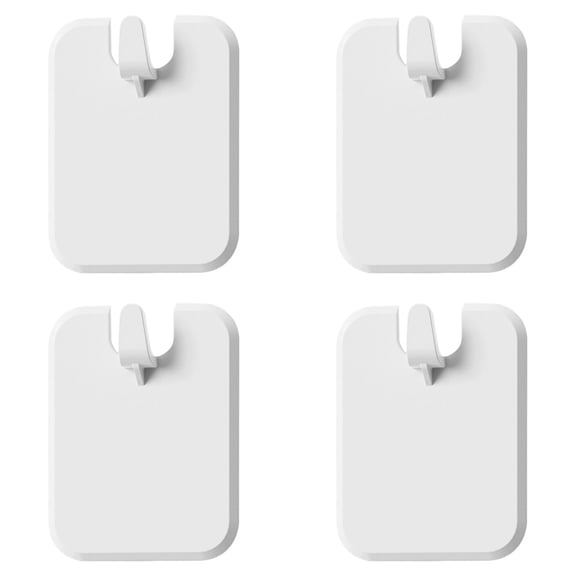 Picture Hangers, Adhesive Picture Wall Hangers Without Nails, Wall Mount Picture Frame Hangers – 4 PCS, Plastic Photo Frame Hooks For Room Decor, Home Drywall Photo Frames, Artwork, Poster Display