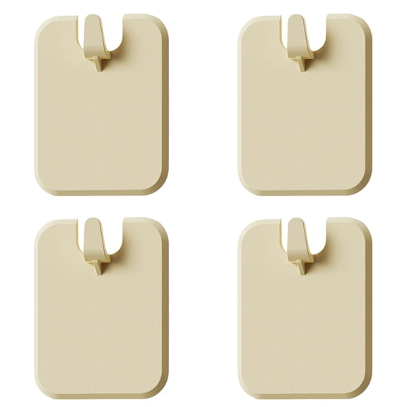 Picture Hangers, Adhesive Picture Wall Hangers Without Nails, Wall Mount Picture Frame Hangers – 4 PCS, Plastic Photo Frame Hooks For Room Decor, Home Drywall Photo Frames, Artwork, Poster Display