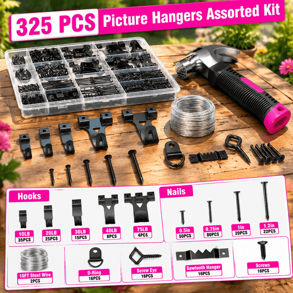 Picture Hanging Kit 327hangers