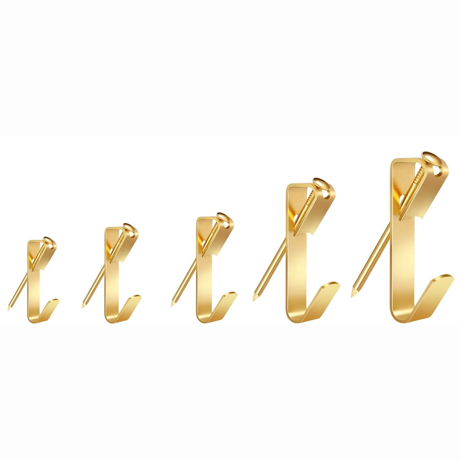 Picture Hanging Kit, Hangers Including Various Weight Capacities, Hooks with Nails for Drywall and Wooden Wall